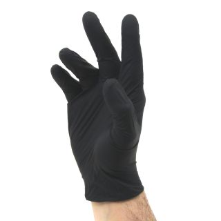 Εξεταστικά Γάντια Νιτριλίου χωρίς Πούδρα (Μαύρο)
