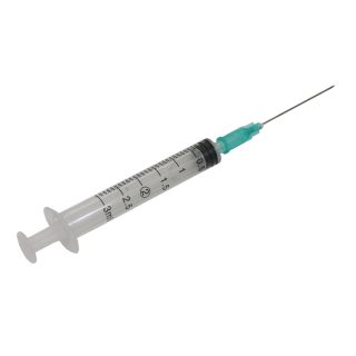 Plastic Syringe with Needle