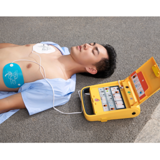 Defibrillator AED i3 (GR,EN,RU) set with battery universal pads and bag - 