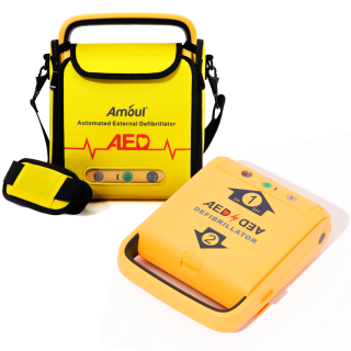 Defibrillator AED i3 (GR,EN,RU) set with battery universal pads and bag